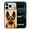 Black Tan German Shepherd Dog On Sunset Background, variant on WIRESTER Shockproof Soft Rubber Cover Case for Apple iPhone 17 Pro 6.3" 2025, Brown Toy Poodle Dog