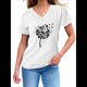 thumbnail image 1 of Camiseta de Mujer con Cuello en V y Temática Natural para Espíritus y Almas Errantes. M, 1 of 4