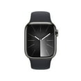 thumbnail image 2 of Watch Series 9 GPS + Cellular 45mm Silver Aluminum Case with Storm Blue Sport Band - S/M. Fitness Tracker  ECG Apps  Always-On Retina Display  Water Resistant, 2 of 10