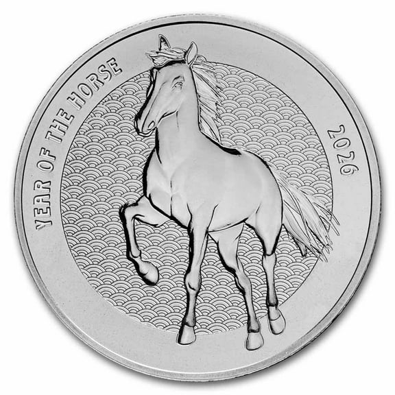 1 oz Silver Round - 2026 APMEX Year of the Horse (Series 2)