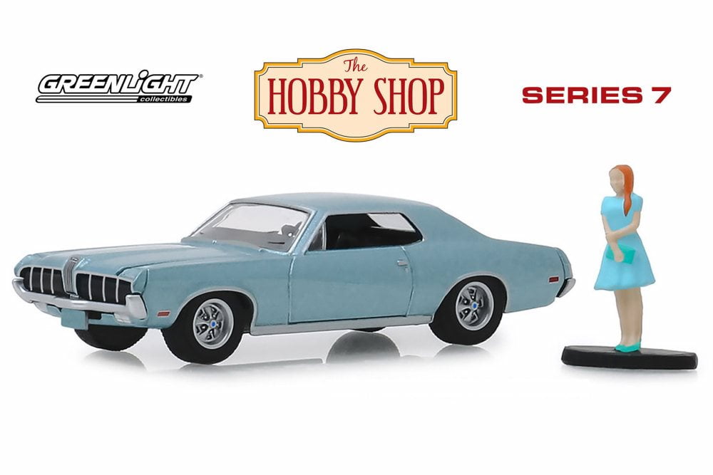 Welly NEX Models 1970 Mercury Cougar XR7 Blue 1:18 Diecast