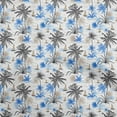 thumbnail image 1 of oneOone Silk Tabby Blue Fabric Sea Life Pattern Craft Projects Decor Fabric Printed By The Yard 42 Inch Wide, 1 of 5