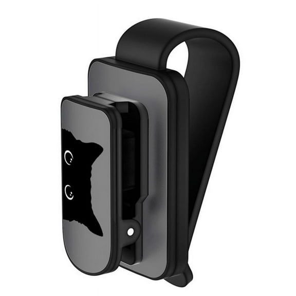 JWQI 1PCS Universal Sunglass Holder For Car Visor Sunglasses Clip Glasses Eyeglass Holder Truck Car Interior Accessories For Woman Man,Personalized Portable Sunglasses Storage, Cat (Black)