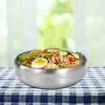 thumbnail image 3 of yuksok Bol en Acier Inoxydable Réutilisable Multiusage pour Nouilles Riz Crème Glacée Sauces 21CM, 3 of 9