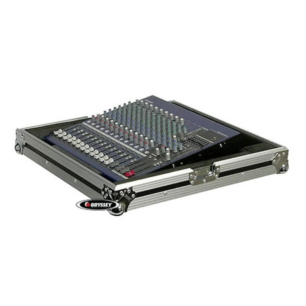 Odyssey Cases Fznr19mix Flight Zone Foam Lined Ata Road Case For 19 Mixers Walmart Com Walmart Com