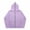 Pink, variant on Men's Full Zip Hoodie Solid Color Long Sleeved Casual Fashionable Vintage Hoodie
