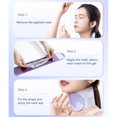 thumbnail image 3 of Gel Neck Patch, Anti Aging Neck Wrap Pad Washable 2 Pcs 8cm Width  for Body Care Purple, 3 of 7
