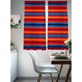 thumbnail image 4 of Colorful Striped Sheer Curtains for Living Room Bedroom Farmhouse Modern Rainbow Lines Art Sheer Curtains 72 Inch Long 2 Panels Set Light Filtering Curtain Window Treatments Drapes for Dining Room, 4 of 6