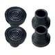 thumbnail image 1 of Almohadilla para Muletas Macarena 4 Uds. Extremos de Férula Resistentes de goma Antideslizante negro, 1 of 5