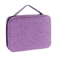 thumbnail image 3 of TISHITA Watch Band Case Business Travel Use Compact Handbag Watch Band Organizer Bag Violet, 3 of 8