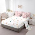 thumbnail image 5 of Homewish Merry Christmas Tree Twin Bedding Sets 7-Piece for Female Men Teens,Red White Bedding Comforter Set Microfiber,Xmas Festival Breathable Sheet Sets,Super Cozy Room Decor,Reversible, 5 of 8