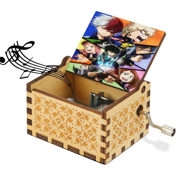 Boku no Hîrô Akademia Wooden Music Box.