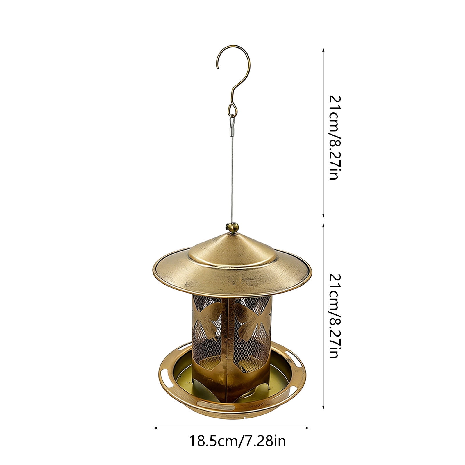 Hummingbirds Feeder Suitable For Outdoor Gardens And Patios Metal Crafts Butterflys Feeder Birds Wrought Iron Feeder