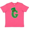 thumbnail image 3 of Inktastic Irish St Patricks Day Letter G Monogram Youth T-Shirt, 3 of 5