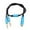 Blue, variant on Kiplyki 3.5mm Stereo Earphone Headphone Audio Splitter Jack 1 Female to 2 Male Adapter