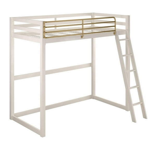 Little Seeds Monarch Hill Haven Twin Metal Loft Bed