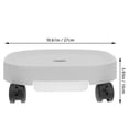 thumbnail image 2 of HOMEMAXS 1Pc Resin Flower Pot Holder Flowerpot Base Balcony Flower Planter Stand with Wheel, 2 of 6