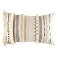 thumbnail image 1 of Boho borlas funda de almohada de algodón tejido sofá Decoración Rectángulo 30x50cm, 1 of 8