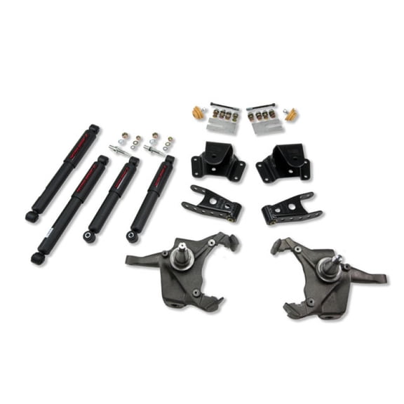 Belltech LOWERING KIT WITH ND2 SHOCKS Fits select: 1975-1986 CHEVROLET C30, 1975-1986 GMC C3500