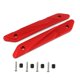 thumbnail image 1 of Cubiertas del parto del parto de 2 piezas piezas Resistentes al desgaste Conveniente reemplazar accesorios fáciles de usar Cubiertas decorativas de Rojo, 1 of 8