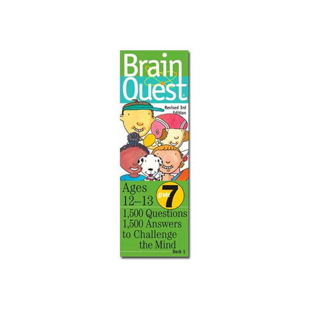University Games Brain Quest 7th Grade Trivia Quiz Walmart Com
