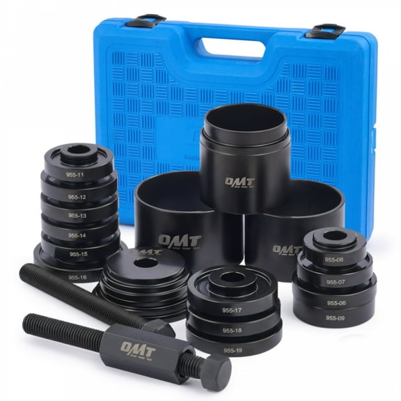 24Pcs Front Wheel Bearing Press Tool Removal Adapter Puller Kit OMT