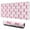 Pink Breast Cancer, variant on Long Mouse Pads for Desk,Pink Breast Cancer and Pioneer Flower Desk Mats on Top Of Desks, Desk Mouse Pad Extra Large with 3mm Non-Slip Base and Stitched Edge for Gaming,Office,Work,Home 47.3x23.6in