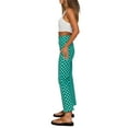 thumbnail image 3 of Sedceaty Women Casual Skinny Pants, Classic High Waist Plaid Printed Slim Fit Flare Pants, 3 of 4