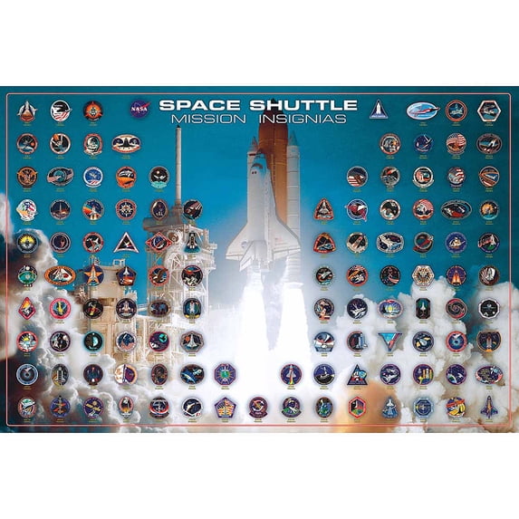 Space Shuttle-Mission Insignia Photography Art