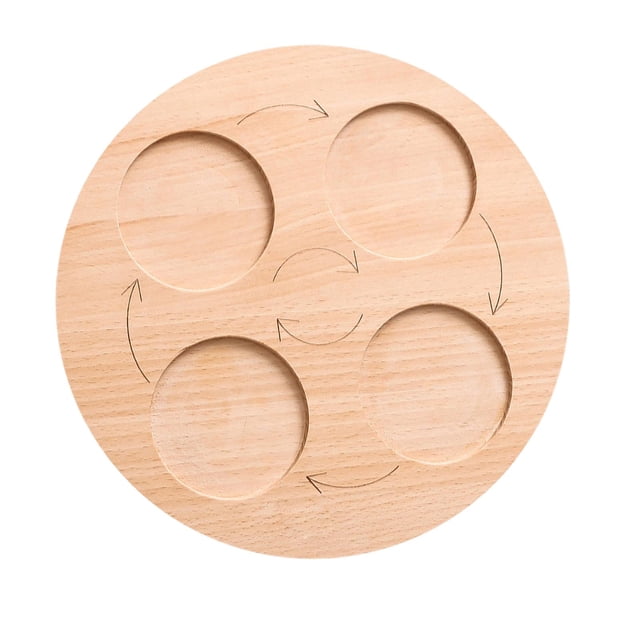 Montessori ciclo de biología ciencia juguetes educativos rompecabezas de madera para presentaciones de juegos fiesta de juegos de interiores junta Yotijar Bandeja de círculo de vida