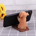 thumbnail image 4 of Cell Phone Stand, Cute Dog Wooden Mobile Phone Holder Bracket for Smartphone Desktop, 4 of 7