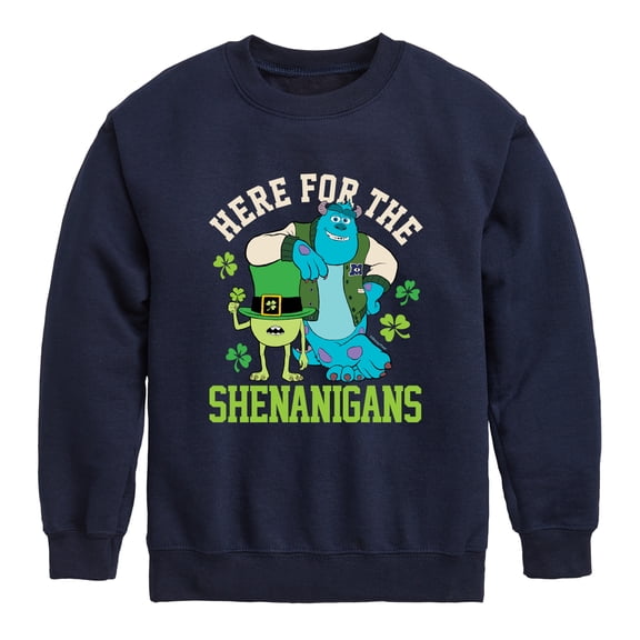 Monsters, Inc. - Boys' Graphic Long Sleeve Fleece Sweatshirt