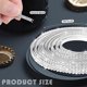 thumbnail image 2 of 16.4 ft, WhiteCar Trim autoadhesivo Bling Car Interior Exterior Accesorios Accesorios de coche para mujer Decoraciones de salpicadero de coche Rhinestone Accesorios de coche Bling pegatinas para, 2 of 5