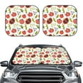 thumbnail image 2 of Yiaed Tomatoes Print Car Front Windshield Sun Shade,Foldable Anti-UV Car Sunshade for Front Window for Most Vehicles-Small, 2 of 5