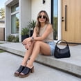 thumbnail image 5 of Cushionaire Women's Keeper soft one band Heel Sandal +Memory Foam, Wide Widths Available, 5 of 16