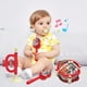 thumbnail image 5 of Juego de juguetes musicales para aprendizaje temprano | Tambor, sonajero y trompeta para bebés | Regalo seguro de plástico ABS para niños y niñas, 5 of 6