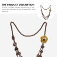 thumbnail image 2 of 2Pcs Bohemian Style Necklace Retro Layered Neck Chain Ethnic Style Necklace, 2 of 8