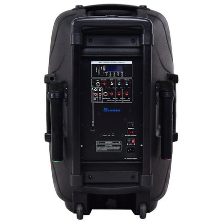 battery speaker bluetooth dj powered pa rechargable system 1000w portable 600w speakers canada