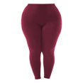 thumbnail image 5 of Jxximdong Leggings for Women Stretch Is Comfort Women's Cotton/Spandex Plus Size Leggings Red XXL Yoga Pants, 5 of 5