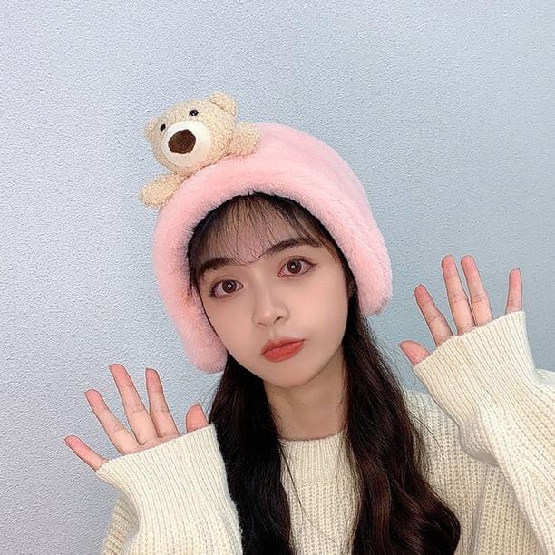 Cute Bear Ear Earmuffs Diadema de ala ancha para mujer Tocado Wmkox8yii fajkfhkj4297