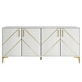 thumbnail image 3 of Castle Place Luxury Sideboard Buffet Cabinet, White, 3 of 8