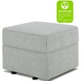 thumbnail image 2 of Namesake Classic Willa Alden Gliding Ottoman in Light Gray Weave Fabric, 2 of 7