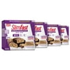 SlimFast Diabetic Weight Loss Meal Replacement Bar, Double Chocolate Cookie Dough, 5 Count Box, Pack of 4