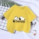 thumbnail image 3 of Camiseta de algodón de dibujos animados de Snoopy para niños y niñas, camiseta de moda para niños y niñas, camiseta de verano para niños, camiseta de moda para niños, camiseta superior 2024, 3 of 5