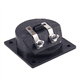 thumbnail image 4 of 10X Copa del Terminal Caja de Altavoz Tipo de Borne Doble Forma Cuadrada Negro, 4 of 5