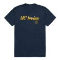 thumbnail image 1 of W Republic 554-162-NVY-01 University of California Irvine Script T-Shirt, Navy - Small, 1 of 1