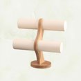 thumbnail image 4 of EeaseCA Double Layer Bracelet Rack Double Layer Display Rack Jewelry Bracelet Display Rack (White), 4 of 7