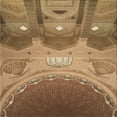 thumbnail image 1 of Ahgly Company Machine Washable Indoor Square Transitional Saddle Brown Area Rugs, 5' Square, 1 of 7