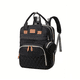 thumbnail image 1 of Mochila Pañalera Multifunción Plegable Con Mosquitero Negra, 1 of 5
