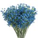 thumbnail image 1 of Flores Artificiales Unique Bargains Baby's Breath Azul Oscuro 3 Ramas 21 Piezas Tacto Real, 1 of 6